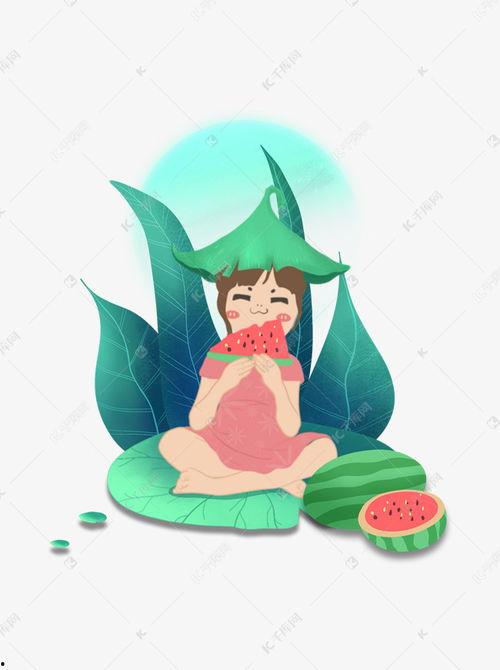 晚上吃瓜乘凉的视频,共享夜晚的悠闲时光